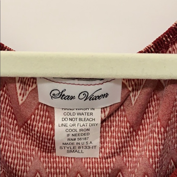 Plus Size Cold-Shoulder Chevron - Picture 2 of 2